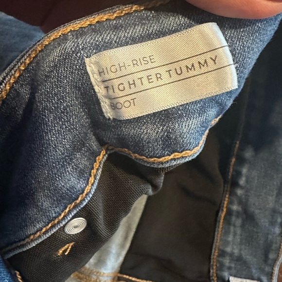 Lane Bryant medium wash high-rise boot jeans size 24 - Picture 6 of 12